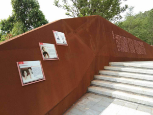 清江浦耐候钢挡土墙